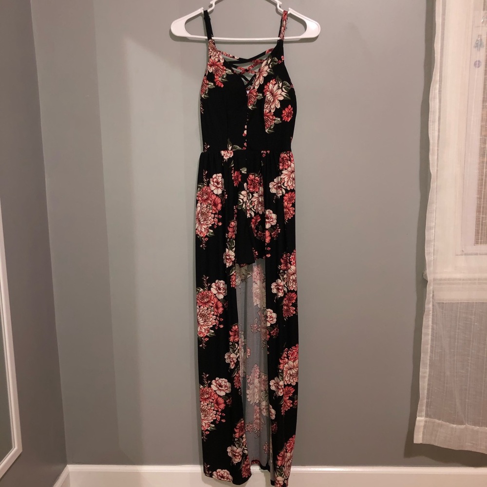 ❗️SOLD❗️No Boundaries | Floral Maxi Romper